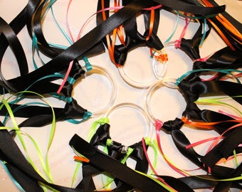 Dancing Ribbon Ring Party Favor Spirit Ribbons Neon