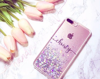 Floating Glitter Samsung galaxy s7 case galaxy s8 case Samsung galaxy s7 edge case Samsung galaxy s8 plus case iPhone 7 iPhone 7 PLUS