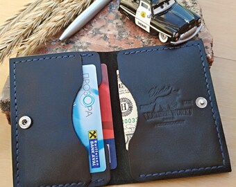 Card holder Leather wallet Leather card holder Minimalist Wallet Card case Mens Wallet Slim wallet Mens personalized Mens gift hostess gift
