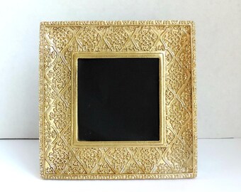 Gold Frame, Gold Wedding Decor, Vintage Frame, Gold Home Decor, Gallery Wall Decor, Gallery Wall Frame, Gold Picture Frame, Gold Wall Art