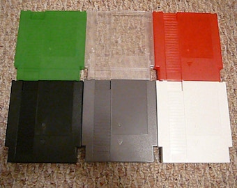 6-pack New Nintendo NES cartridge shell case w/ screws (mix and match colors)