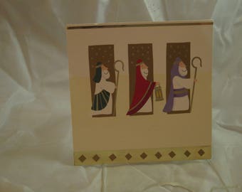 4 Christmas Card Three Shepherds