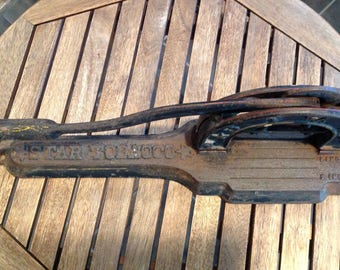 Antique Star Tobacco Cutter Enterprise Co. Cast Iron