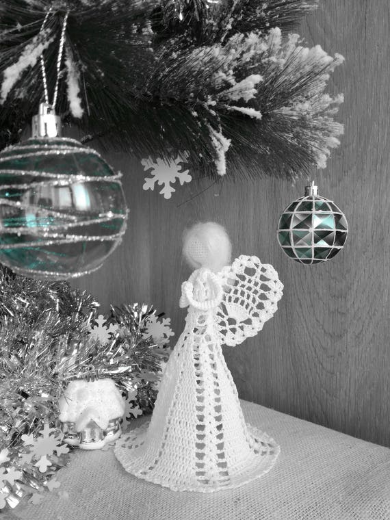 Kerst engel haak Angel doop geschenk Lace Angel ornament Tree | Etsy Kerst engel haak Angel doop geschenk Lace Angel ornament Tree | Etsy