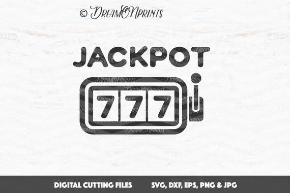 Jackpot SVG Slot Machine Svg Casino SVG Vector Gambling