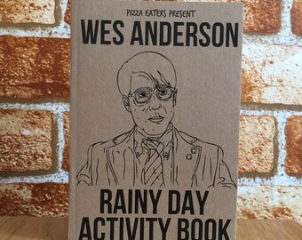 Wes Anderson Rainy Day Colouring & Activity Book