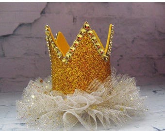 CHRISTMAS SALE Baby crown Girls headband Birthday crown Christmas crown Pink gold silver crown Toddler headband Holiday accessories Holid...