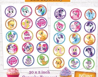 My little pony cupcake topper | Etsy