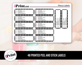 Plexus Labels, Plexus Printed Labels, Plexus Address Labels, Plexus Brochure Labels - PLX-RAL005