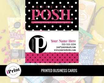 Perfectly Posh Business Card • Perfectly Posh Marketing Materials • Perfectly Posh Consultant Tools • PP-BC014