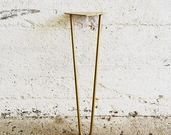 20% OFF Set of 4 Golden Hairpin Legs | Gold Color Powder coated Table Legs 6'' 8'' 10'' 12'' 14'' 16'' 18'' 20'' 27'' 28'' 29'' Inch Inches