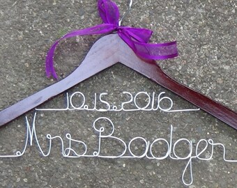 Set of 16 Wedding Dress Hanger, Wedding Hanger Custom Wedding Hanger, Bridal Hanger, Personalized Wedding Hanger, Personalized Bridal Hanger