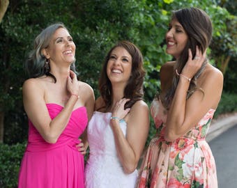 Will you be my bridesmaid - bridesmaid gifts - bridesmaid bracelets - friendship bracelets - I couldnt say I do without you - gifts under 10