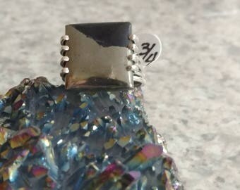 Pyrite/Healer's Gold Ring, Size 5 3/4