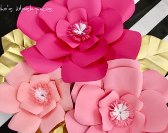 Paper Flower set of 3