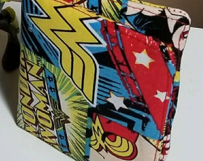 Snap DC comics fabric wallet