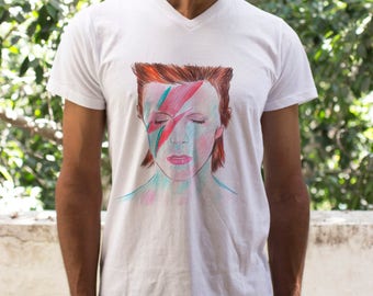 Fathers day shirt, Fathers day t shirt, Dad shirt, Dad T shirt, David Bowie T shirt, David Bowie Shirt men, David Bowie tshirt,Gifts for dad