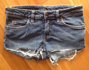 CARHARTT shorty shorts denim cut offs Size 25