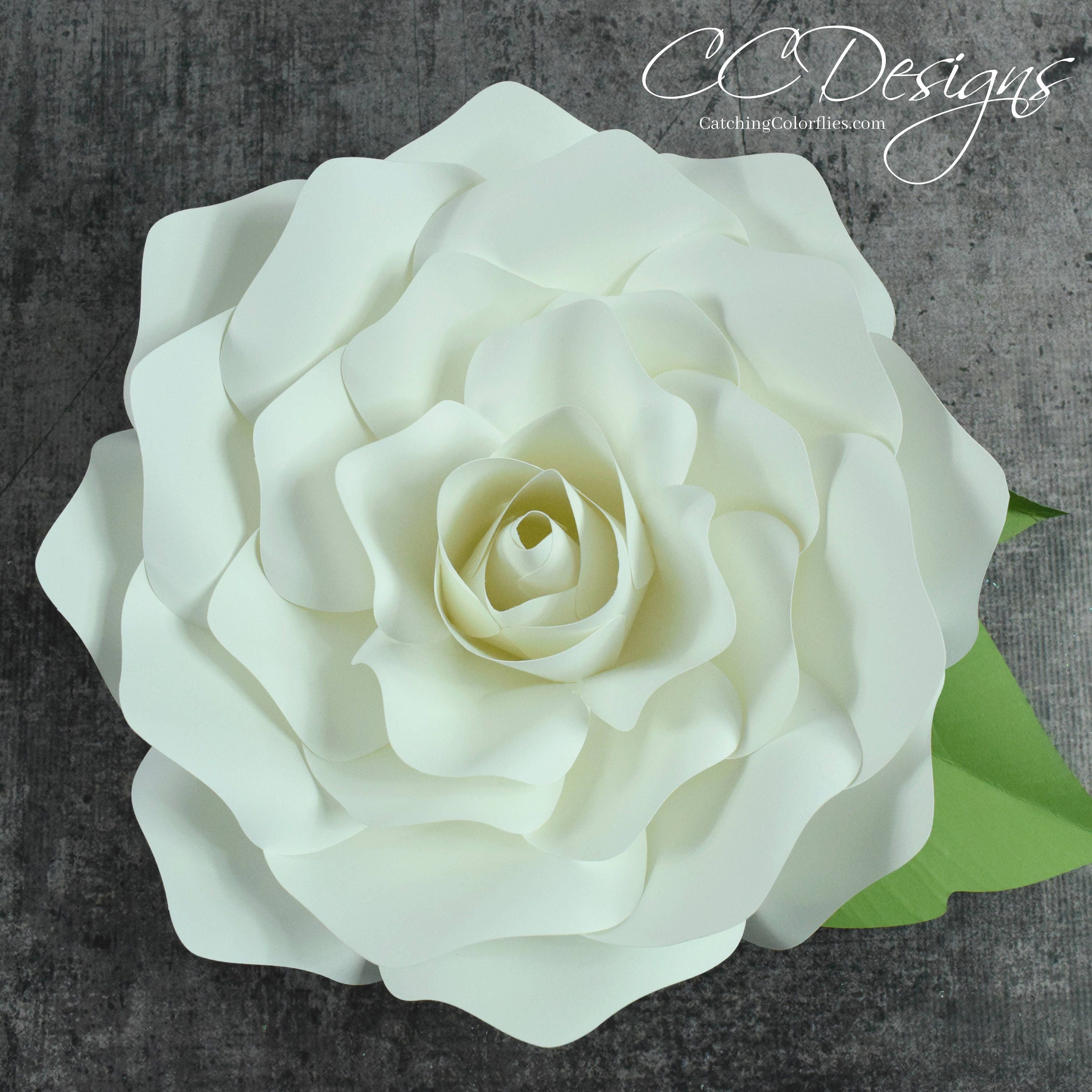 Large Gardenia Paper Flowers Gardenia Flower Templates Giant