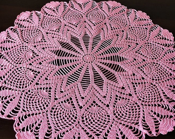 Round tablecloth Rustic decor Crochet coaster Kitchen coasters Coffee Table Doily Centerpiece Doily Central & Desktop Decor Crochet.