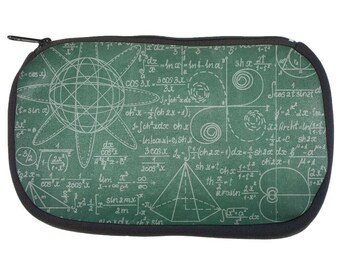 Math Geek Formulas Chalkboard Pencil Pouch