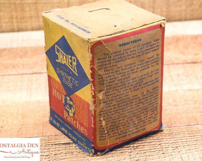 Shaler Tire Vulcanizer Kit | Ford Model T Tire Tube Patch Kit | Vintage Automobilia
