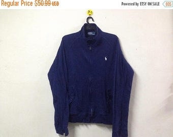 SALE 15% Rare!!! Vintage Polo Ralph Lauren Sweater Jacket Small Pony
