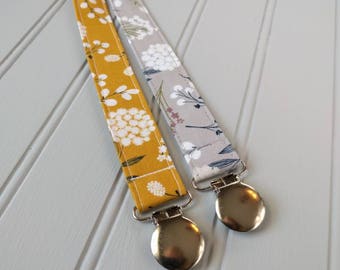 Floral Pacifier Clip | Pacifier Clip | Girl Pacifier Clip | Binky Clip | Baby Gifts