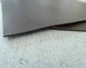 piece of leather 10 x 15 cm Brown taupe