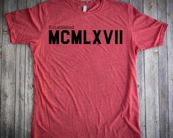 50th birthday gift for man- birthday shirt - fifty Party - Vintage 1967 t shirt for Men
