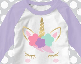 Unicorn svg, Unicorn with eyelashes, Gold horn unicorn, Unicorn face svg, SVG, DXF, unicorn birthday, unicorn head svg, ice cream svg