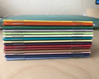 RANDOM 50 notebooks 3x 4 wedding 20 or 40 pages color journal, party favor, tiny notebook, mini notebook,small notebook, pastel, bold bulk