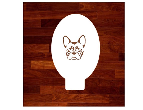 French Bulldog Face Painting Stencil