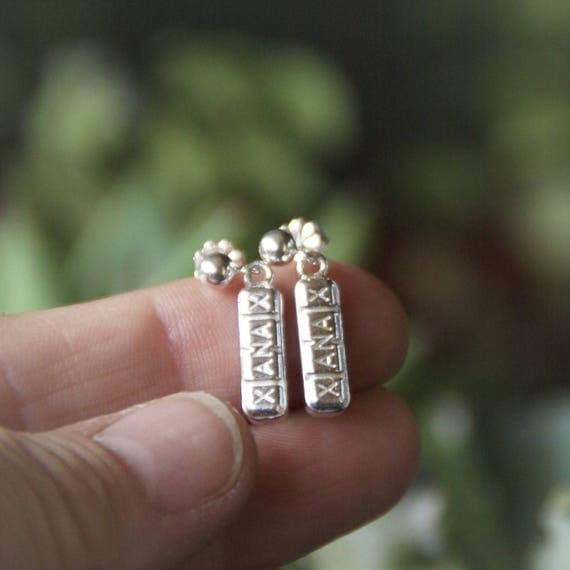 Xanax pill earringspill jewelrypharmacist giftsterling