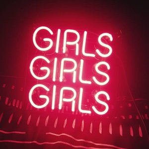 New 'Girls Girls Girls' Club Bar Pub Art Neon Sign