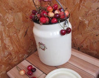 vintage milk can antique milk can soviet enamelware metal milk jug old milk cans rustic home decor farmhouse milk pail enamel milk can