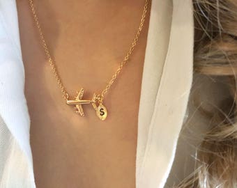 Delicate Petite Airplane Necklaces, Love Airplane necklace,cute necklace,unique necklace,Tiny Necklace ,Bridesmaid Gift