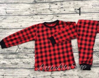 Toddler & kids Christmas pajamas pre order