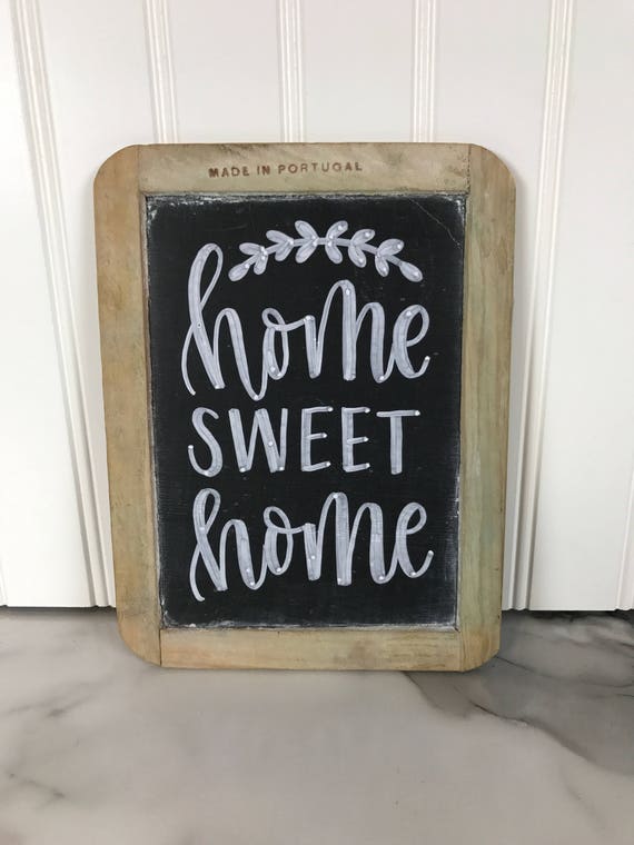 Home Sweet Home Vintage Chalkboard Sign Mini Vintage