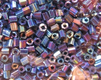 10 g mini seed bead tube iridescent