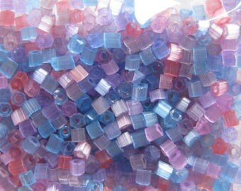 10 g mini seed bead tube satin finish