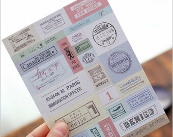 Stickers 5 sheets set