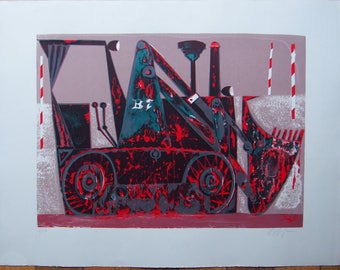 Erich Husemann Original Screen Print 1971