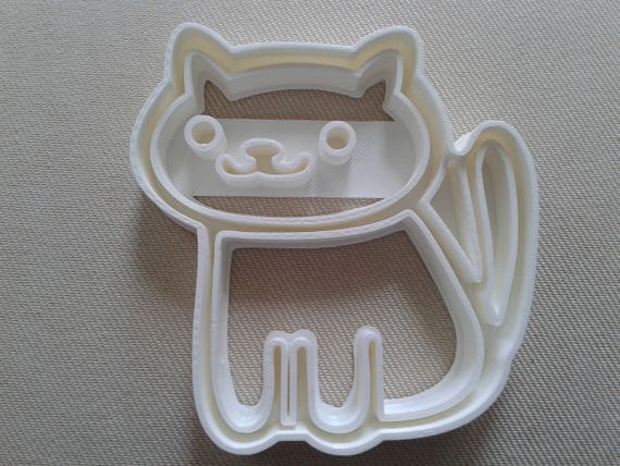 Neko Atsume Cat  Cookie Cutter 3d  Printed  Lucky  Cat  ON SALE 