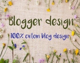 Custom Blogger Template, Custom Blog, Hand Illustrated blog, Blog Re-brand, Custom Blogger, Blogger
