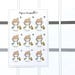 Spring Mouse - hand drawn matte planner stickers