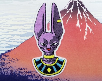 Dragon Ball Z: Battle of the Gods - Lord Beerus Portrait Iron on Patch