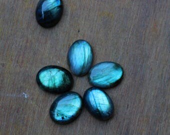 Natural Labradorite oval shape Gemstone cabochon calibrated sizes available in 8x10 9x11 10x12 10x14 12x16 13x18 15x20 16x22 18x25 20x30