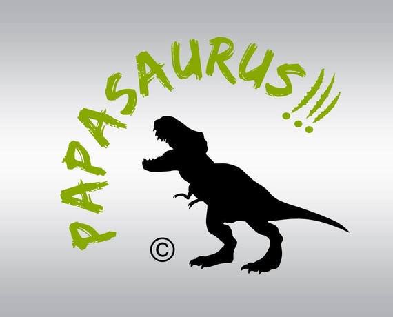 Download Papasaurus dinosaur trex dad SVG Clipart Cut Files Silhouette