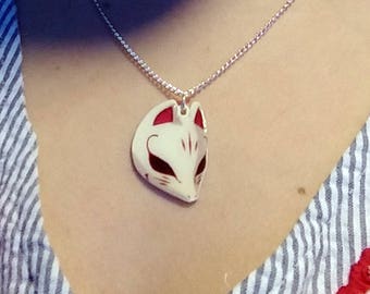 Persona 5 // Yusuke Kitagawa // Fox // necklace // silver plated chain